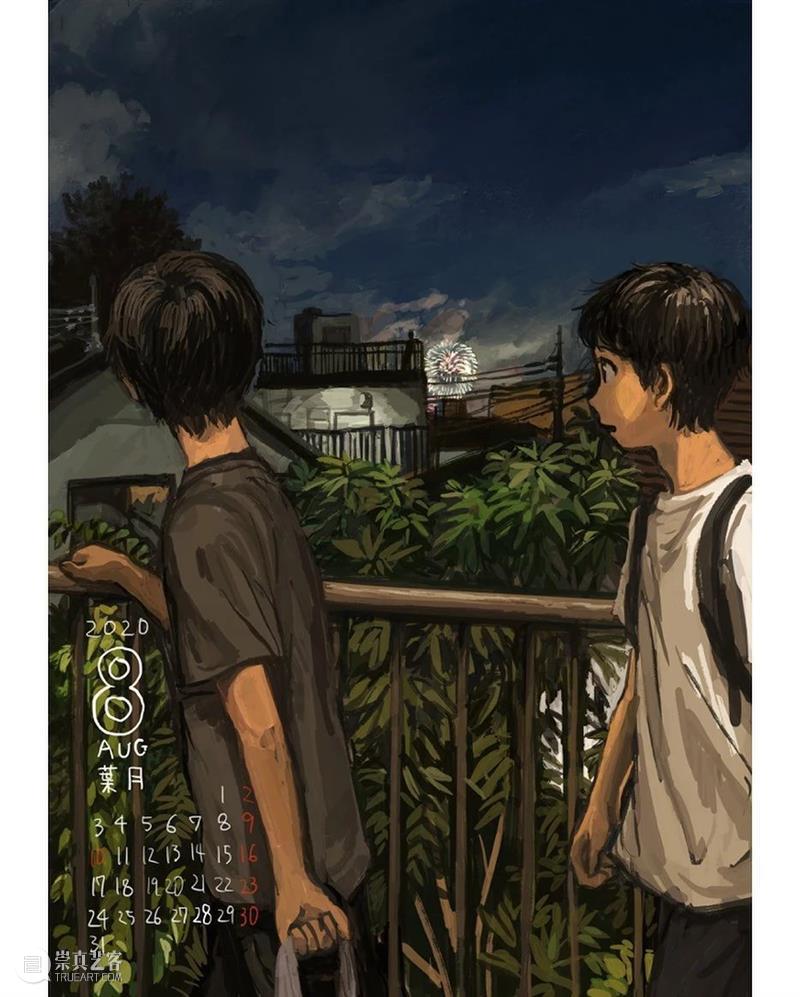 少年与爱永不老去 少年 日本 插画师 笔下 青葱 画风 风格 记忆 心弦 作品 崇真艺客