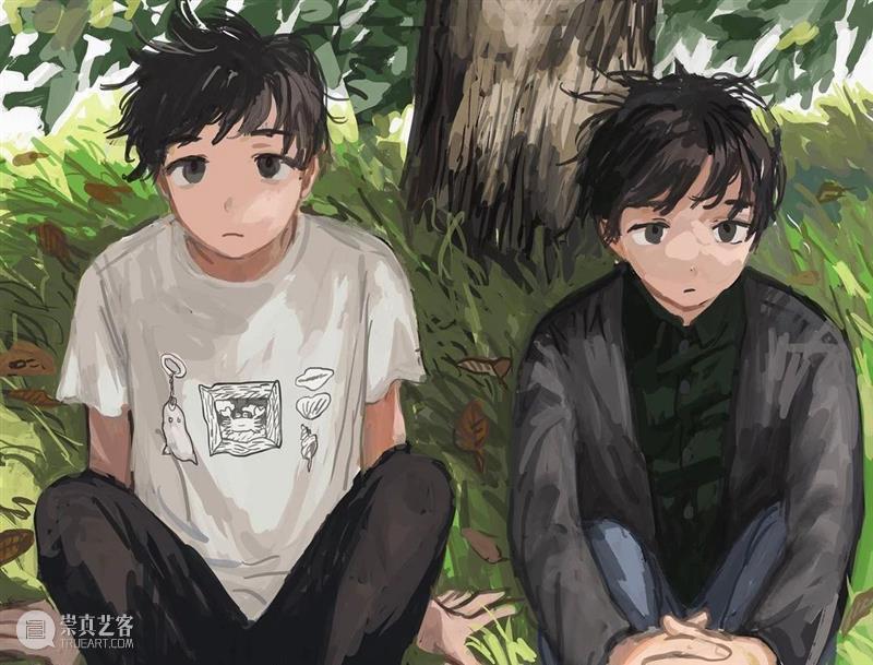 少年与爱永不老去 少年 日本 插画师 笔下 青葱 画风 风格 记忆 心弦 作品 崇真艺客
