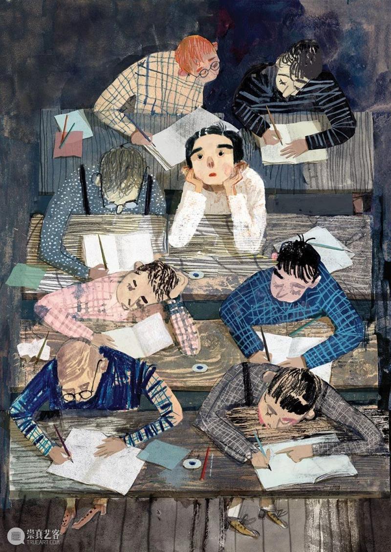 插画丨世界插画大奖——每幅画都藏着世俗生活里的平行宇宙 世界 插画 生活 大奖 幅画 世俗 宇宙 上方 中国舞台美术学会 右上 崇真艺客