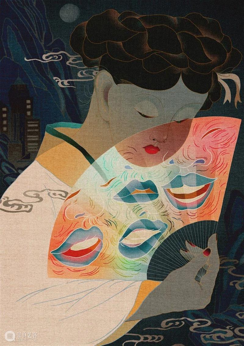 插画丨世界插画大奖——每幅画都藏着世俗生活里的平行宇宙 世界 插画 生活 大奖 幅画 世俗 宇宙 上方 中国舞台美术学会 右上 崇真艺客