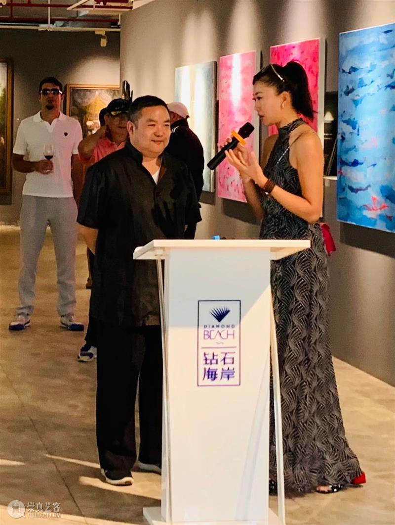 海南钻石海岸蓝色艺术节之《蔚蓝空海》当代艺术展隆重开幕  桥舍画廊BridgeGallery 海南 钻石海岸 蓝色 艺术节 蔚蓝空海 艺术展 三亚 阳光 朋友 观展 崇真艺客