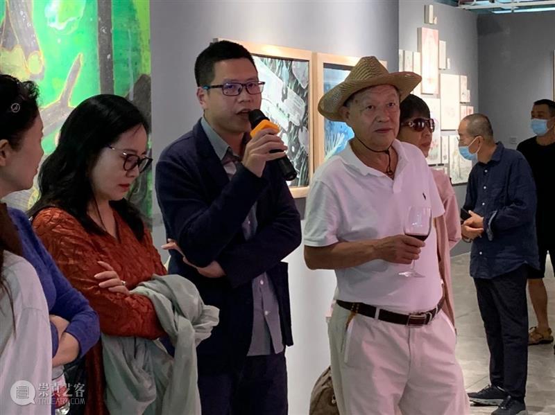 海南钻石海岸蓝色艺术节之《蔚蓝空海》当代艺术展隆重开幕  桥舍画廊BridgeGallery 海南 钻石海岸 蓝色 艺术节 蔚蓝空海 艺术展 三亚 阳光 朋友 观展 崇真艺客