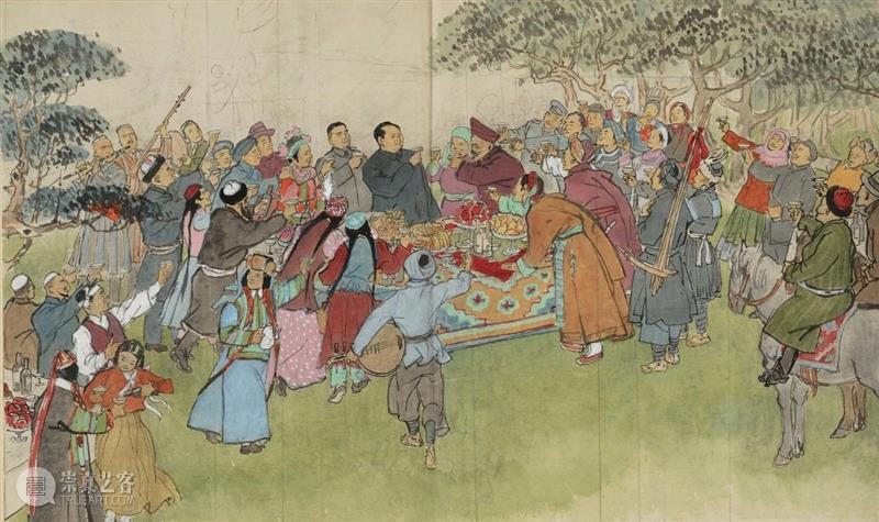 典藏研究 | “自 觉”图 解——  叶浅予《民族大团结》图像分析  周方涵 典藏 叶浅予 民族大团结 图像 编者按 中央美术学院美术馆 国家 重点 美术馆 丰富 崇真艺客