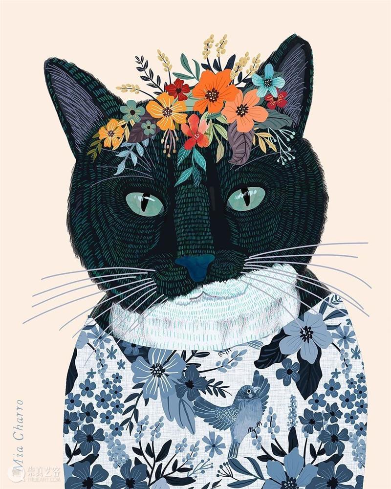 当小动物换上敲可爱的头像 小动物 头像 西班牙 插画家 Charro 自然 童话 魔术 故事 插图 崇真艺客