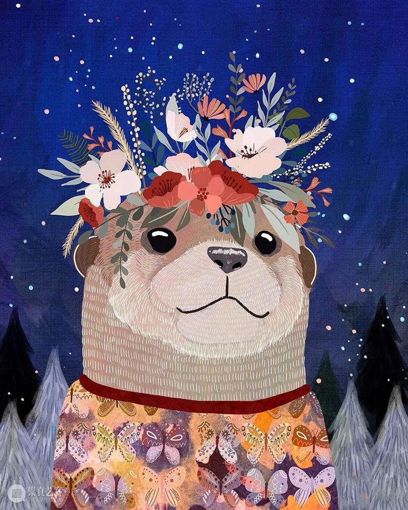 当小动物换上敲可爱的头像 小动物 头像 西班牙 插画家 Charro 自然 童话 魔术 故事 插图 崇真艺客