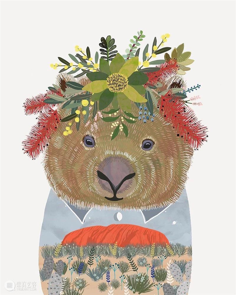 当小动物换上敲可爱的头像 小动物 头像 西班牙 插画家 Charro 自然 童话 魔术 故事 插图 崇真艺客