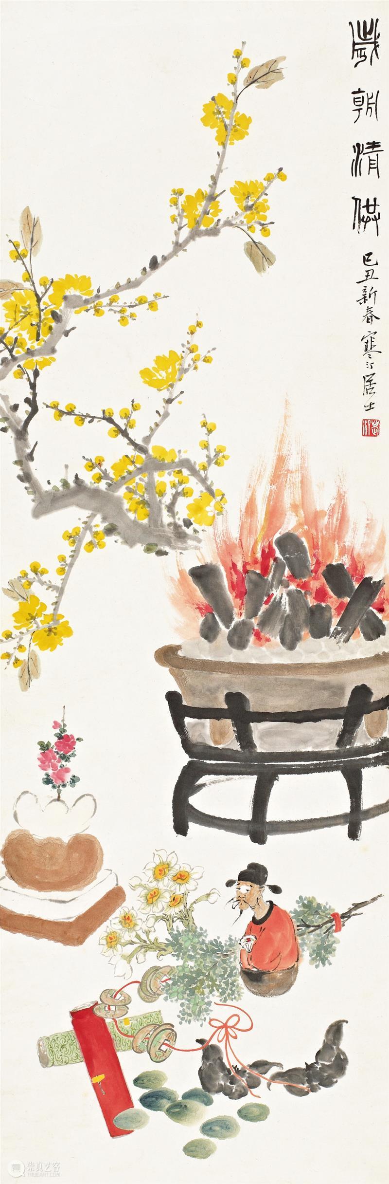 牛年贺岁|在画中寻找”年味“ 年味 牛年 贺岁 画中 过后 人们 节奏 家家户户 洒扫庭除 春联 崇真艺客