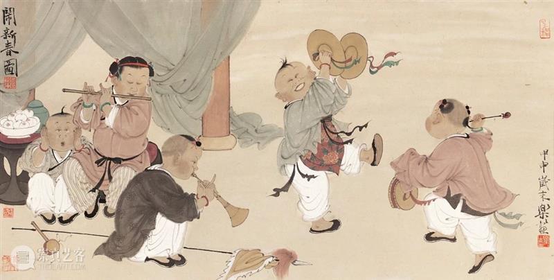 牛年贺岁|在画中寻找”年味“ 年味 牛年 贺岁 画中 过后 人们 节奏 家家户户 洒扫庭除 春联 崇真艺客