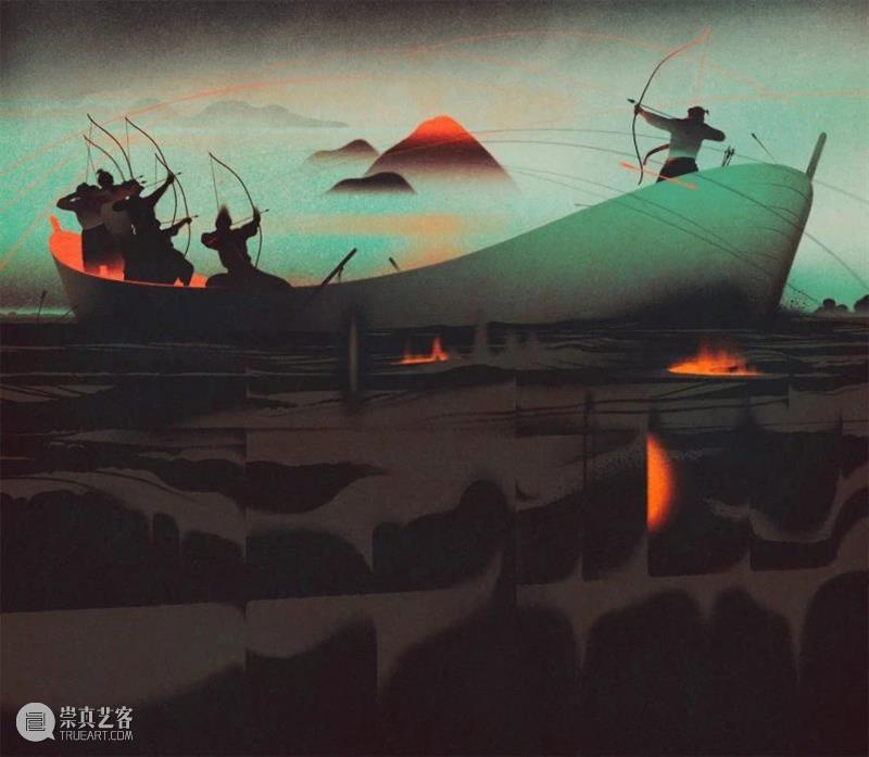 插画丨肃穆之下的文艺风情，每一幅画都值得深思 插画 文艺 风情 一幅画 上方 中国舞台美术学会 右上 星标 本文 非心集 崇真艺客