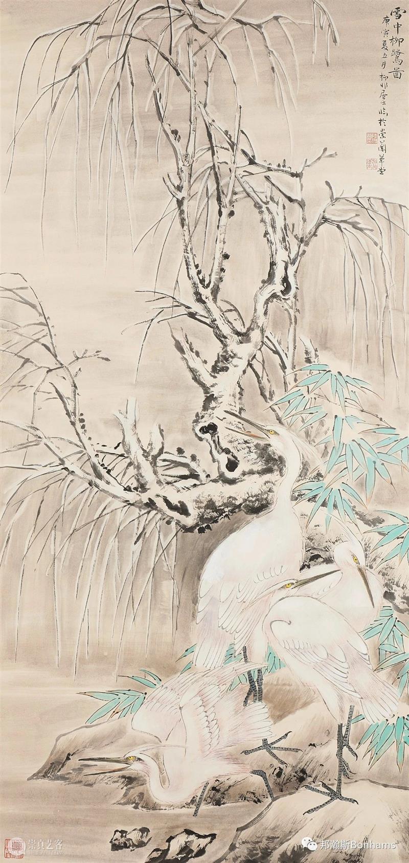 美画迎春！邦瀚斯中国书画网拍开拍！ 邦瀚斯 中国书画网 藏家 艺海拾贝 中国 书画 网上 官网 拍品 指南 崇真艺客