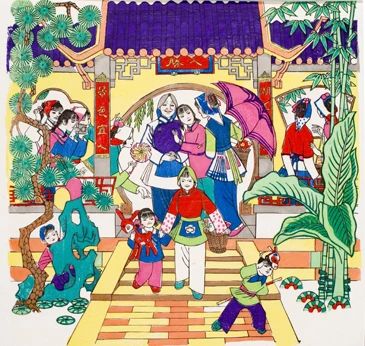 春节特辑——桃花坞年画 桃花坞年画 特辑 一团和气 木版 年画 中国 历史 民间艺术 形式 晚期 崇真艺客