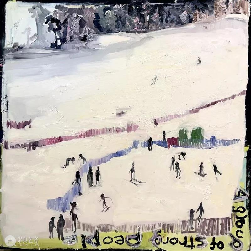 东画廊恭祝您牛年大吉！新春愉快！ 画廊 牛年 新春 强人 CHANGLing canvas 布面 油画 cm东画廊 Gallery 崇真艺客