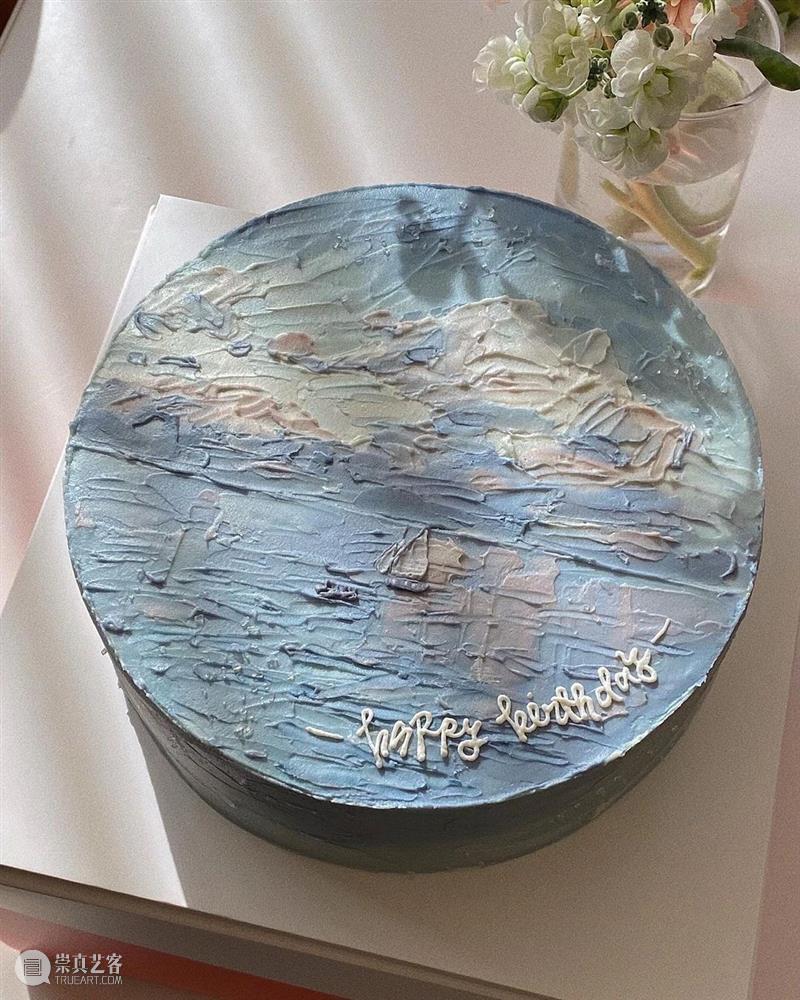 自带艺术气息的蛋糕 蛋糕 艺术 气息 smal lucke 油画 顾客 照片 色彩 艺术品 崇真艺客