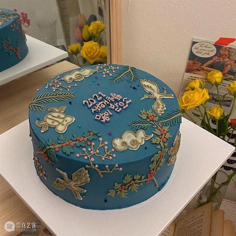 自带艺术气息的蛋糕 蛋糕 艺术 气息 smal lucke 油画 顾客 照片 色彩 艺术品 崇真艺客