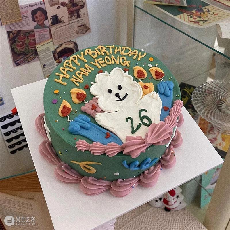 自带艺术气息的蛋糕 蛋糕 艺术 气息 smal lucke 油画 顾客 照片 色彩 艺术品 崇真艺客