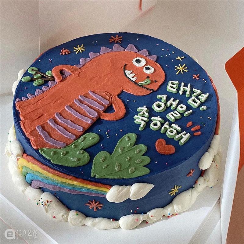 自带艺术气息的蛋糕 蛋糕 艺术 气息 smal lucke 油画 顾客 照片 色彩 艺术品 崇真艺客