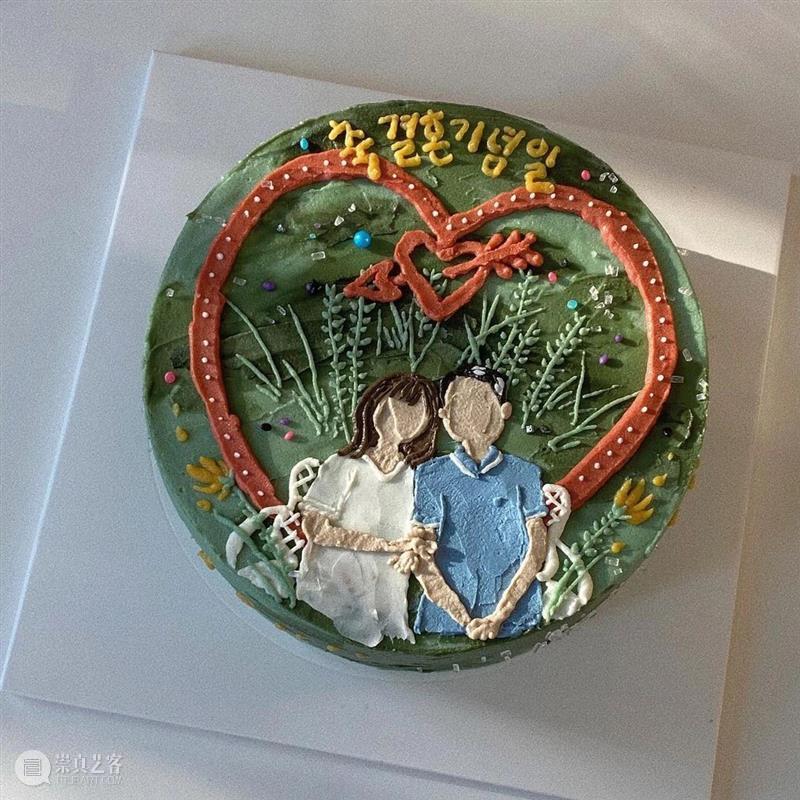 自带艺术气息的蛋糕 蛋糕 艺术 气息 smal lucke 油画 顾客 照片 色彩 艺术品 崇真艺客