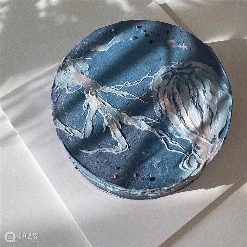 自带艺术气息的蛋糕 蛋糕 艺术 气息 smal lucke 油画 顾客 照片 色彩 艺术品 崇真艺客