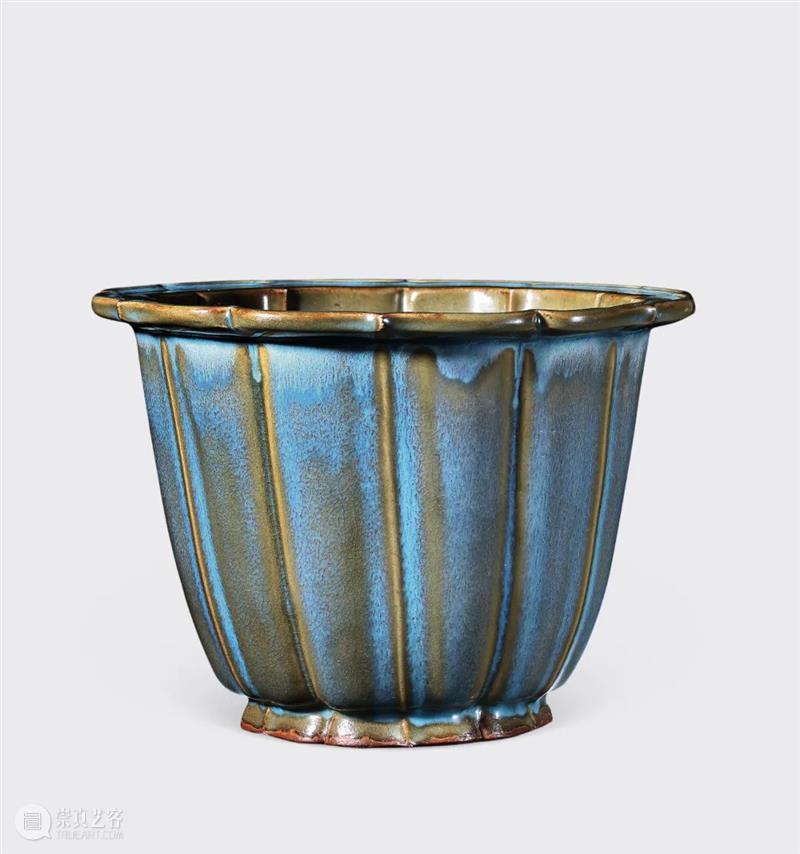【保利拍卖 • 精品回顾】古董珍玩丨珍品采撷 古董 珍品 保利拍卖 精品 北京保利拍卖 明初 钧窑天蓝釉棱 花盆 直径 款识 崇真艺客