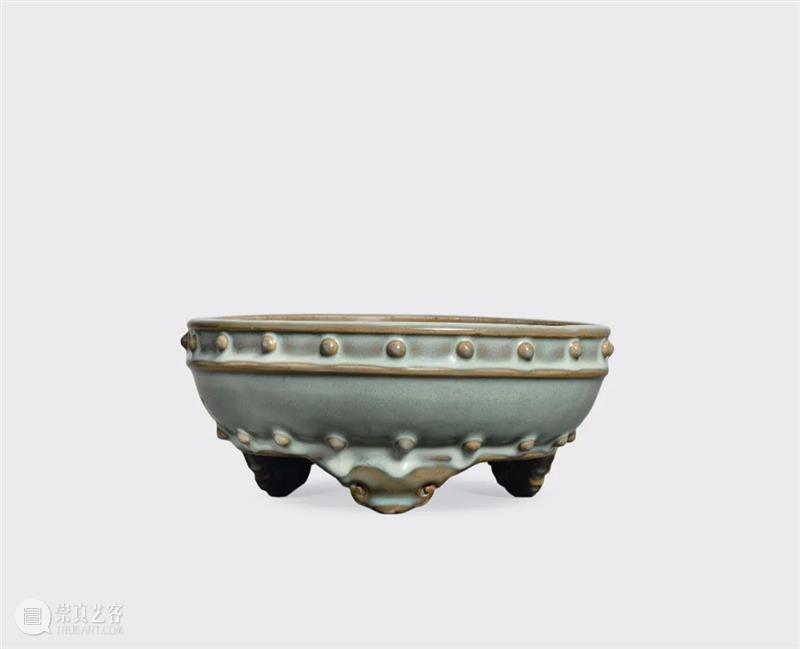 【保利拍卖 • 精品回顾】古董珍玩丨珍品采撷 古董 珍品 保利拍卖 精品 北京保利拍卖 明初 钧窑天蓝釉棱 花盆 直径 款识 崇真艺客