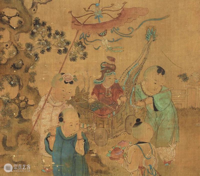 快看！你的新年愿望都被古人画进画里啦！ 愿望 古人 新年 辛丑牛 新春 佳节 心愿 世事 人们 小孩子 崇真艺客
