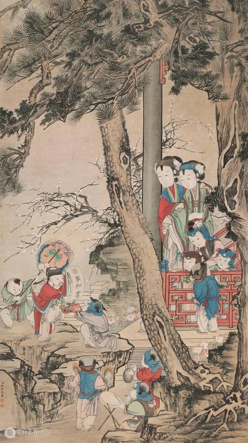 快看！你的新年愿望都被古人画进画里啦！ 愿望 古人 新年 辛丑牛 新春 佳节 心愿 世事 人们 小孩子 崇真艺客