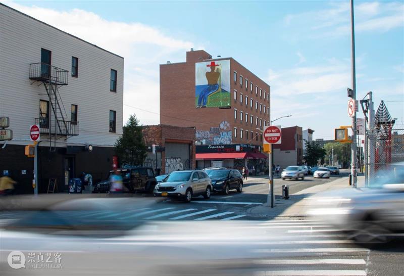 马库斯·哲马尔参展纽约公共艺术项目 #Walls for a Cause NYC|AR艺术家 马库斯·哲马尔 艺术家 纽约 艺术 项目 海洋内部 布面 油画 阿尔敏 莱希 崇真艺客
