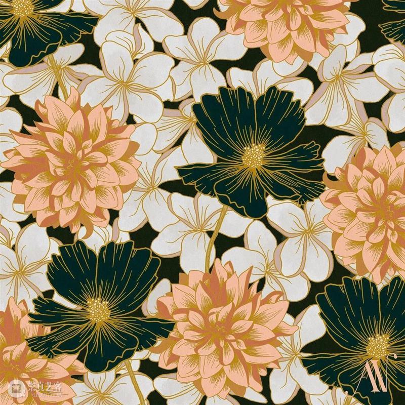 古典纹样素材 古典 纹样 素材 菲律宾 插画家 图案 设计师 Alyanna Nebreja 植物 崇真艺客