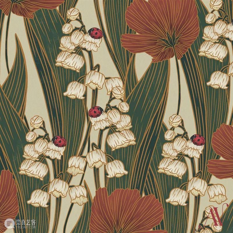 古典纹样素材 古典 纹样 素材 菲律宾 插画家 图案 设计师 Alyanna Nebreja 植物 崇真艺客
