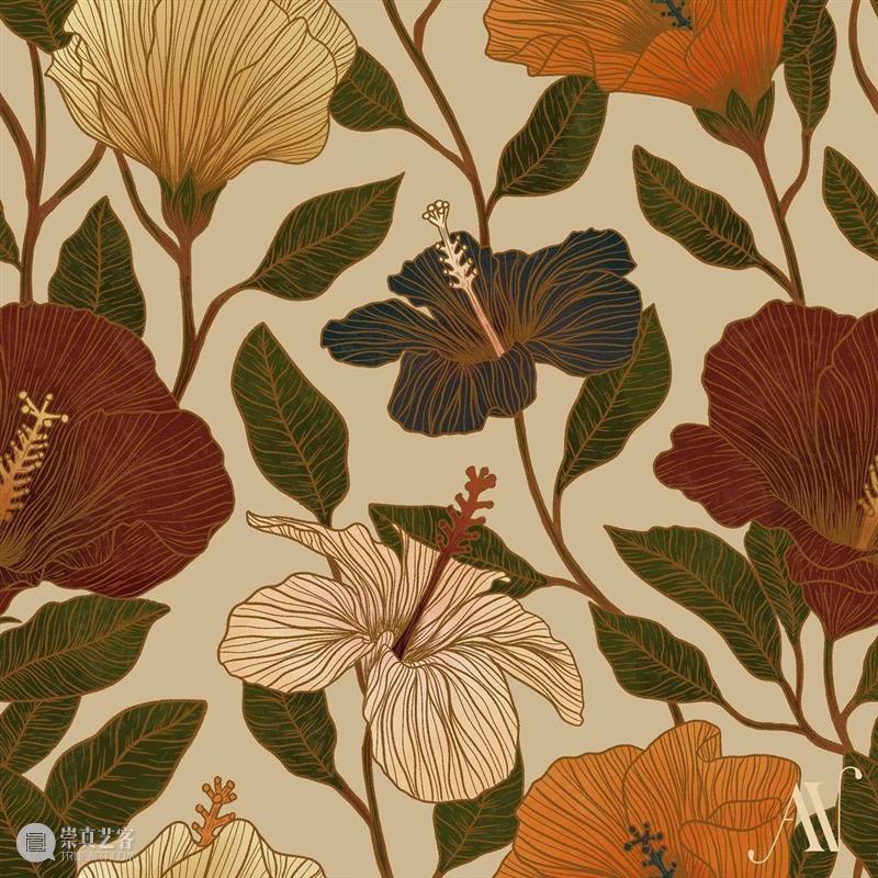 古典纹样素材 古典 纹样 素材 菲律宾 插画家 图案 设计师 Alyanna Nebreja 植物 崇真艺客