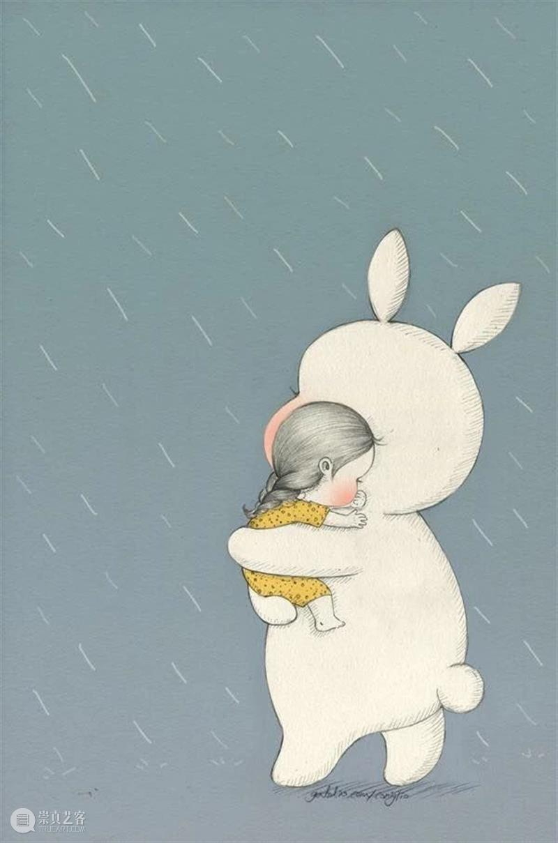 铅笔和纸可以帮我每天做梦 铅笔 韩国 插画家 女孩 Mari 蓬松兔 Burro 日常生活 时刻 细节 崇真艺客