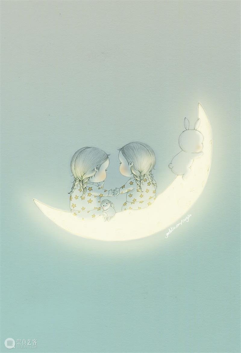 铅笔和纸可以帮我每天做梦 铅笔 韩国 插画家 女孩 Mari 蓬松兔 Burro 日常生活 时刻 细节 崇真艺客