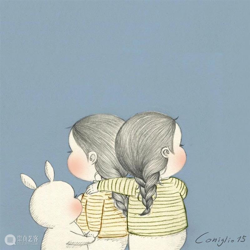 铅笔和纸可以帮我每天做梦 铅笔 韩国 插画家 女孩 Mari 蓬松兔 Burro 日常生活 时刻 细节 崇真艺客