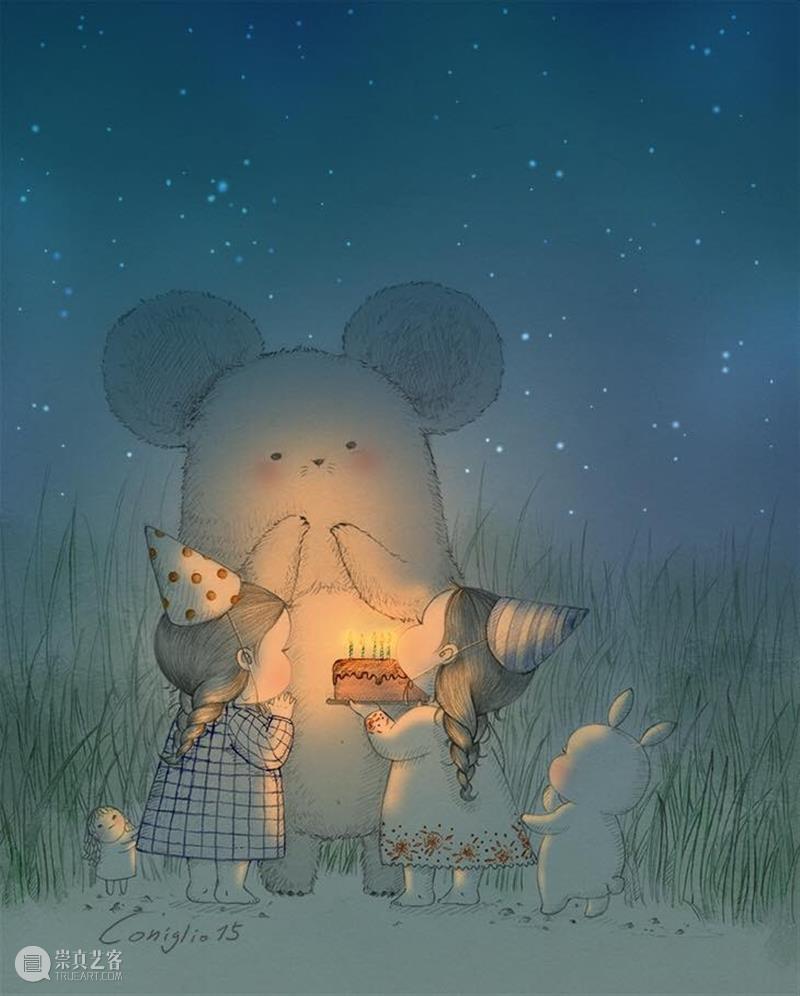 铅笔和纸可以帮我每天做梦 铅笔 韩国 插画家 女孩 Mari 蓬松兔 Burro 日常生活 时刻 细节 崇真艺客