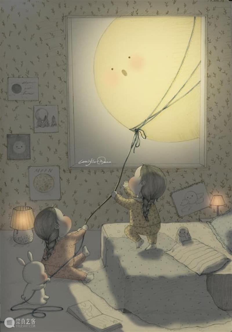 铅笔和纸可以帮我每天做梦 铅笔 韩国 插画家 女孩 Mari 蓬松兔 Burro 日常生活 时刻 细节 崇真艺客