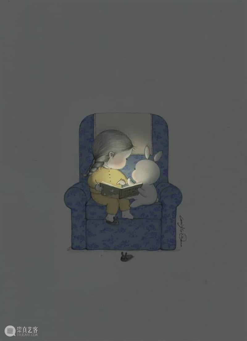 铅笔和纸可以帮我每天做梦 铅笔 韩国 插画家 女孩 Mari 蓬松兔 Burro 日常生活 时刻 细节 崇真艺客