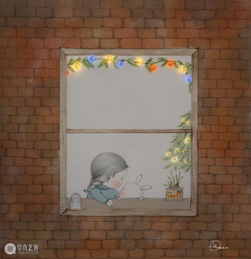 铅笔和纸可以帮我每天做梦 铅笔 韩国 插画家 女孩 Mari 蓬松兔 Burro 日常生活 时刻 细节 崇真艺客