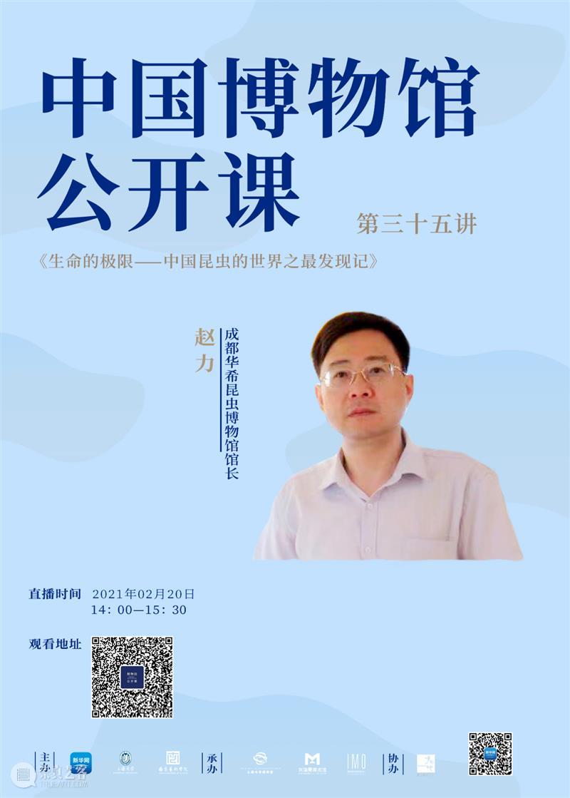 讲座预告 | 《中国博物馆公开课》第三十五讲 | 赵力：生命的极限——中国昆虫的世界之最发现记 中国博物馆 公开课 讲座 生命 极限 中国 昆虫 世界 赵力 系列 崇真艺客