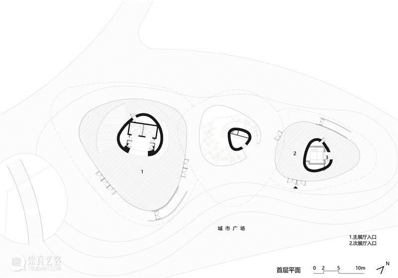 摩天楼群之间‘二层体块’，深圳云亭展览馆 / 源计划建筑师事务所 深圳 云亭 之间 体块 计划 建筑师事务所 展览馆 摩天楼群 张超 中国 崇真艺客