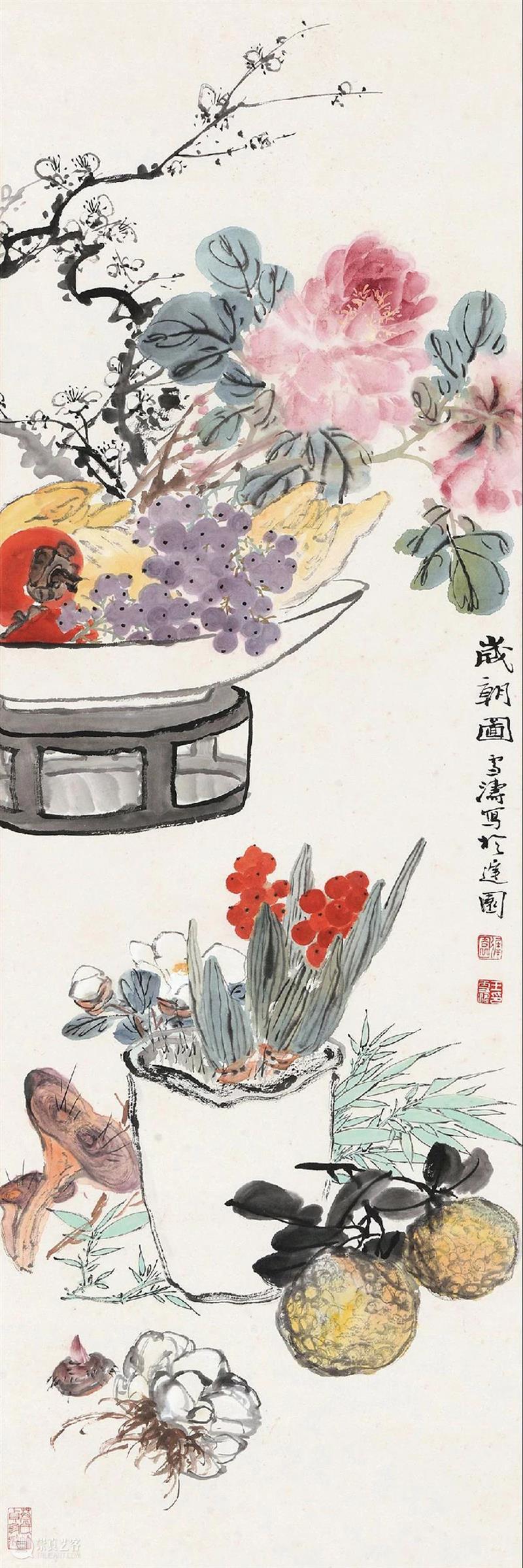 节日里的美术馆——关于春节的艺术作品（二） 艺术 作品 节日 美术馆 假期 年味 气息 工作 齐白石 中国 崇真艺客