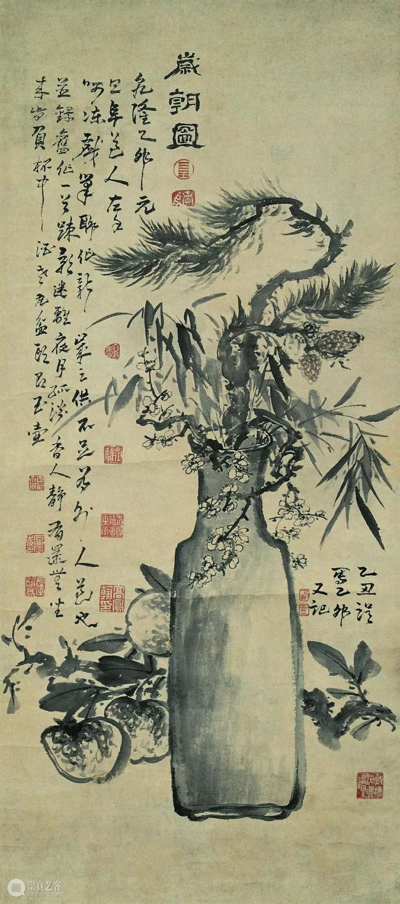 节日里的美术馆——关于春节的艺术作品（二） 艺术 作品 节日 美术馆 假期 年味 气息 工作 齐白石 中国 崇真艺客