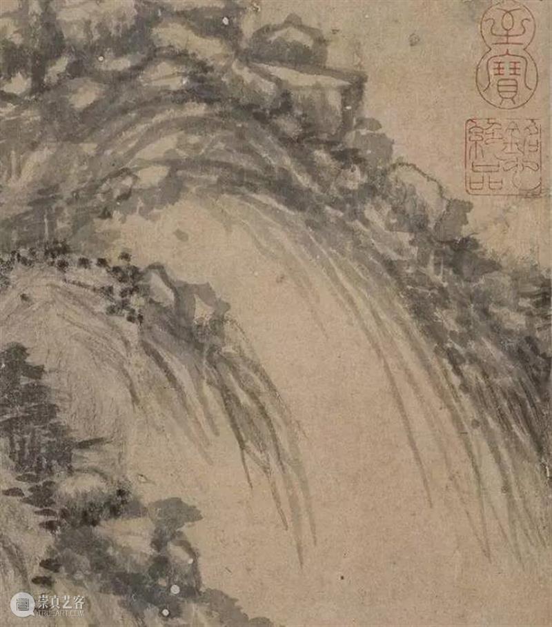如何识别画里的各种皴法？ 皴法 周华健 国画 山石 树木 肌理 手法 物体 轮廓 以外 崇真艺客