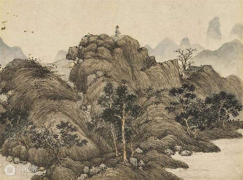 如何识别画里的各种皴法？ 皴法 周华健 国画 山石 树木 肌理 手法 物体 轮廓 以外 崇真艺客