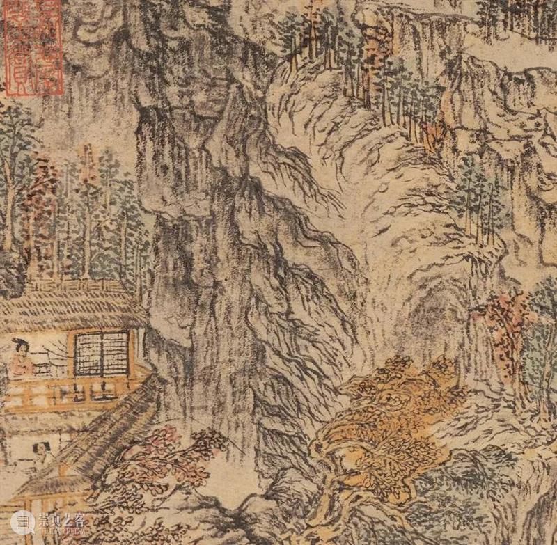 如何识别画里的各种皴法？ 皴法 周华健 国画 山石 树木 肌理 手法 物体 轮廓 以外 崇真艺客
