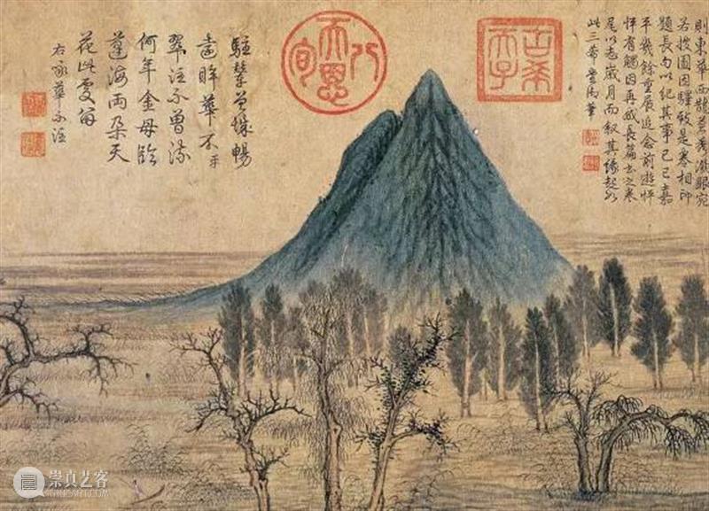 如何识别画里的各种皴法？ 皴法 周华健 国画 山石 树木 肌理 手法 物体 轮廓 以外 崇真艺客