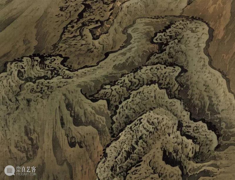 如何识别画里的各种皴法？ 皴法 周华健 国画 山石 树木 肌理 手法 物体 轮廓 以外 崇真艺客