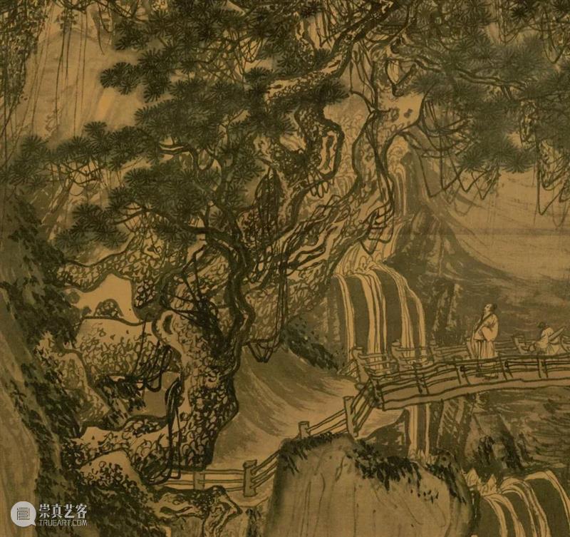如何识别画里的各种皴法？ 皴法 周华健 国画 山石 树木 肌理 手法 物体 轮廓 以外 崇真艺客