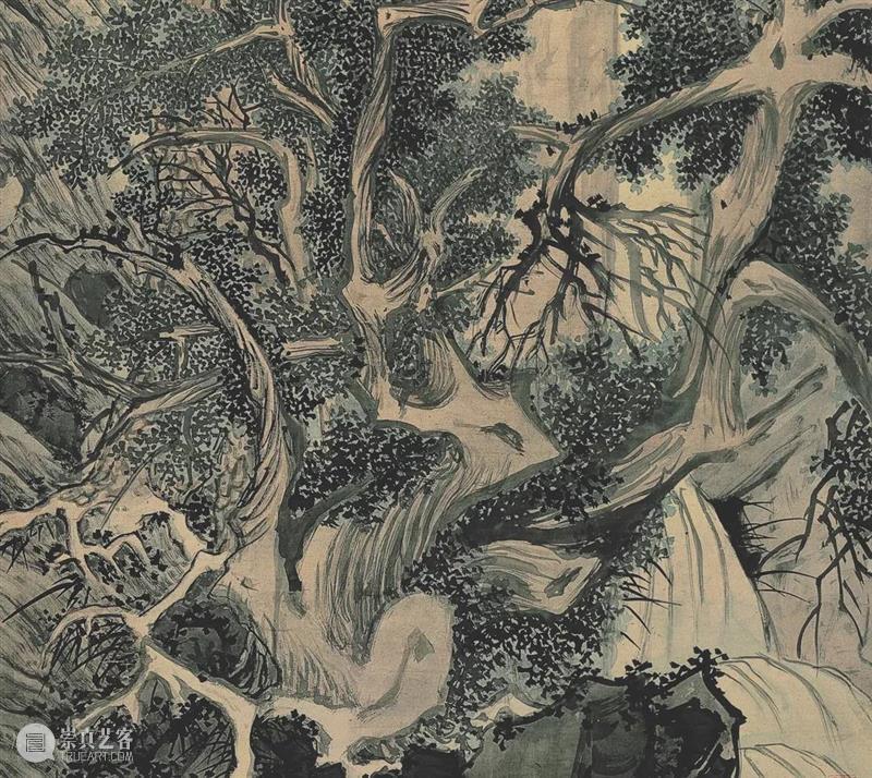 如何识别画里的各种皴法？ 皴法 周华健 国画 山石 树木 肌理 手法 物体 轮廓 以外 崇真艺客