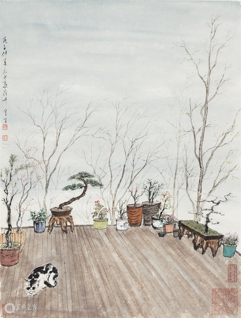 LONG文章 | 周春芽：从不知道叶茂中会画画，还画得非常好 叶茂中 周春芽 LONG 文章 画展 龙美术馆 西岸 创始人 刘益谦 策展人 崇真艺客