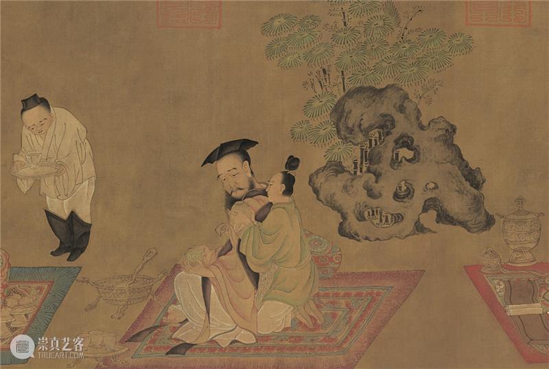 绘画图式中的石与山水 图式 山水 泰祥洲 中国 元素 古代 绘画 孙位 高逸图 徐熙 崇真艺客